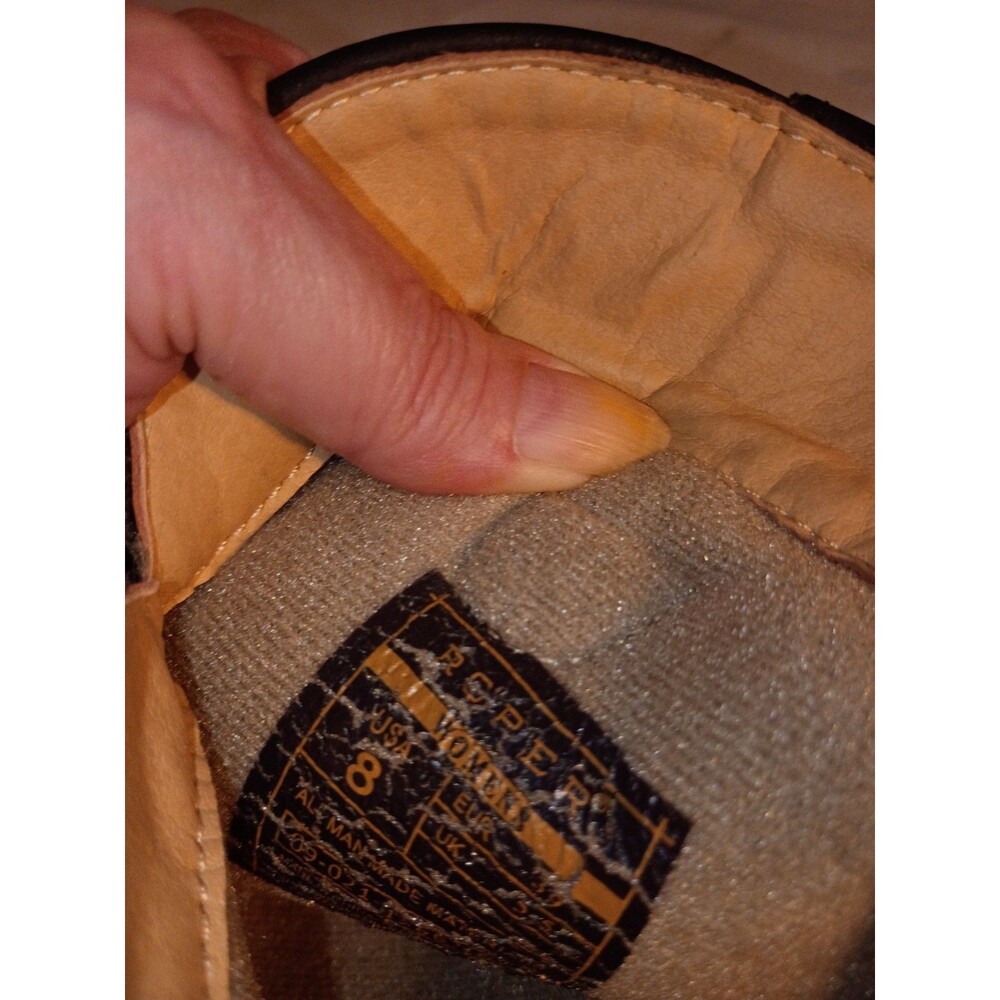 Roper Women's Riley Western Boots Round Toe Black Intricate Stenciling Sz 8 - Picture 10 of 10